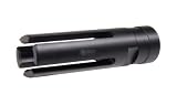 Genérico Bocacha Táctica de Metal para Airsoft, Rosca -14 mm CCW, 6,5 cm, Negro Mate, para G36 Larga
