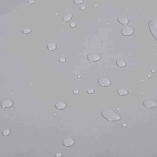 vidaXL Abdeckplane, Plane Abdeckung Rei&szlig;fest Wasserfest, Schutzplane UV-Best&auml;ndig Schimmelbest&auml;ndig, Schutzh&uuml;lle Zeltplane, Grau 1,5x2,5m 650 g/m&sup2;