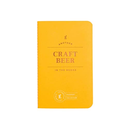 Letterfolk National Park And Craft Beer Passport Journals — Pocket-Sized Outdoor Experience Book And Beer Tasting Book (3.5" W X 5.5" H) #TOP5