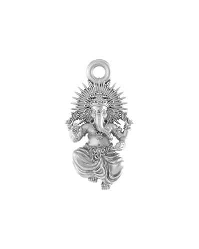 Pendentif Ganesh en argent 925 Mtrolls l'éclat de l'orfèvrerie fine