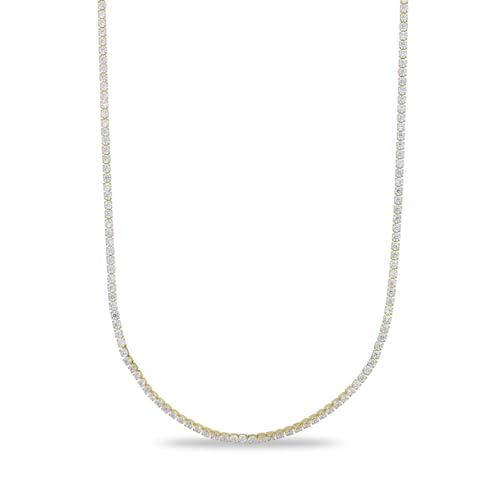 GLD Micro Tennis Chain Necklace for Men and Women - 18