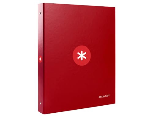 Leaderpapel Anartik A4 Folder Lined 4 Rings 25mm Round Raspberry - Image 4