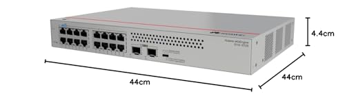 Huawei eKitEngine S110 Series S110 16T2S Commutateur non géré 16 x 101001000 + 2 x Gigabit SFP liaison montante de bureau fixation murale - vue 3