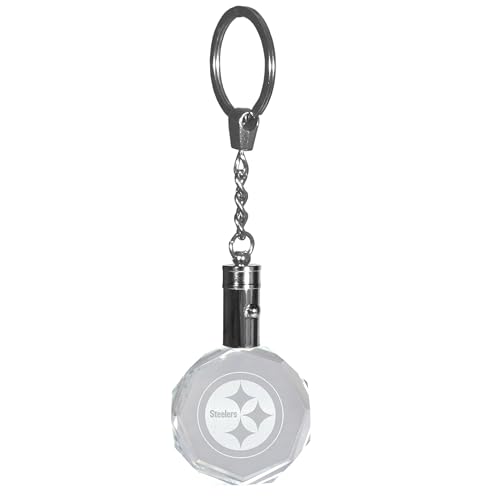 Siskiyou NFL Pittsburgh Steelers Women's Crystal LED Key Chain, One