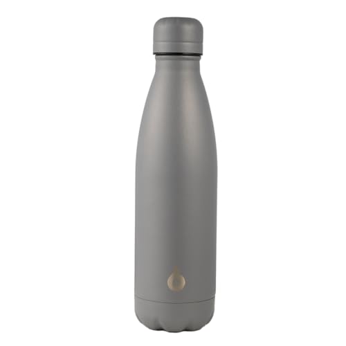 Image of BJPKPK Insulated Water Bottle 17oz Stainless Steel Water Bottles,Gray