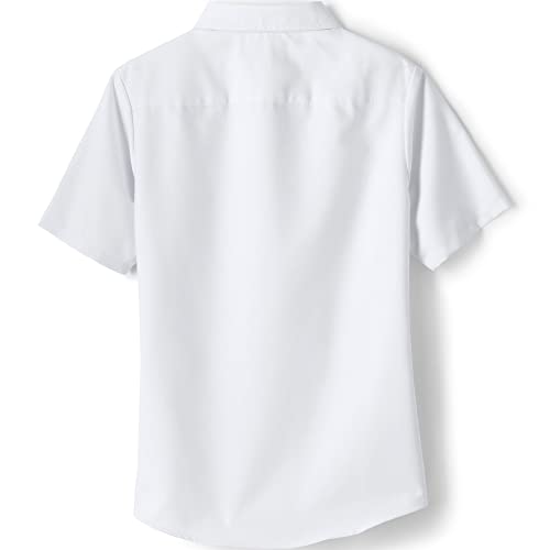 Image of Lands' End School Uniform Girls Short Sleeve Oxford Dress Shirt