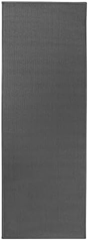 Washable Stain Resistant Kitchen Rugs with Latex Backing, Kitchen Mats for Floor, 20"x60" Graphite, John Ritzenthaler Company