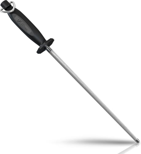 Utopia Kitchen Knife Sharpener Rod 10 Inch Honing Rod for Sharpening Utopia Kitchen Knife Sharpener Rod 10 Inch Honing Rod for Sharpening