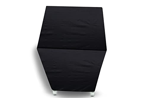 Image of The Furnishing Tree Air Cooler Cover compatible for Orient Electric Ocean Air Trendy CD7004HR 70 Ltr Medium Tower Cooler, Ployester, Black