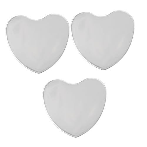 WEKADRIN 3 Piezas Espejo para Maquillarse Red De Peluquería De Grano Tarro con Tapa Pistas del Dispositivo De Conexión Pan De Pelo Cesta Hecha a Mano Paleta De Joyas Acero Inoxidable Silver