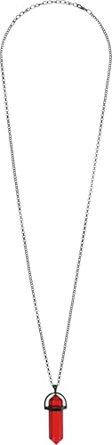 nezababy 3PCS Berserk Necklace Keychain Anime Behelit Necklace Guts Sword Pendant Sacrifice Rune Chains Cosplay Accessories for Men Women Gifts, Zinc, No Gemstone, Red