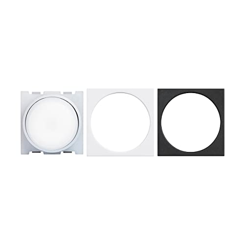 Legrand R4380 plaque de commutation obturateur blanc pour cacher un trou de prise mural