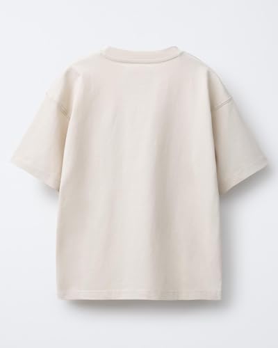 Image of Alan Jones Clothing Boys Oversized Cotton Printed T-Shirt | Round Neck, Short Sleeves, Casual Wear