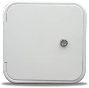 Thetford|B&B Molders RV Replacement Parts and Accessories RV Camper Gas/Fuel Hatch with Slant Back Polar White PN 94312