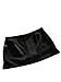 Casual Low-Rise Zipper Ruched High Stretch Slit Mini Skirt Skort for Women - Everyday Fashion Black