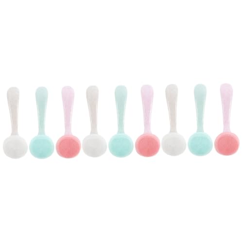 Brosse nettoyante visage silicone exfoliante pour éliminer les impuretés Beavorty 3 pièces