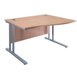 Sunflower Consultation Desk Wave (Right Hand) - 120cm(W) x 74cm(H) x 100cm(D) (Sun-DESK8/120)