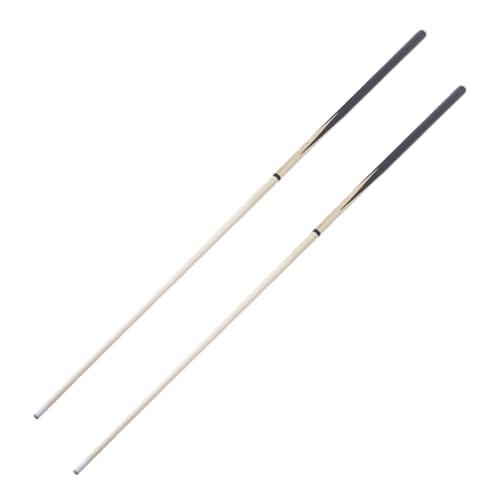 2 Pcs Taco Profesional de Billar de Madera con Diseño Floral miniatura 1