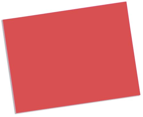 Rolyan Cedarburg 83185 Splinting Material Sheet, Aquaplast-T Watercolors, Red, Solid, Single Sheet, 1/8" x 18" x 24" Size