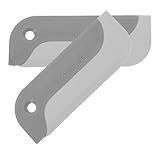 COLLBATH Juego de 2 Escobillas de Goma para Ducha y Baño Limpiador de Cristales Pequeño Gris Herramienta Ergonómica para Espejos Ventanas y Mamparas Uso Doméstico y Profesional