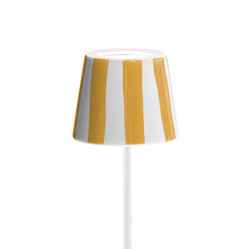Zafferano, Poldina Cover, Hand Decorated Ceramic Cover for Table Lamp Cover Compatible with Poldina Lamps, Made in Italy