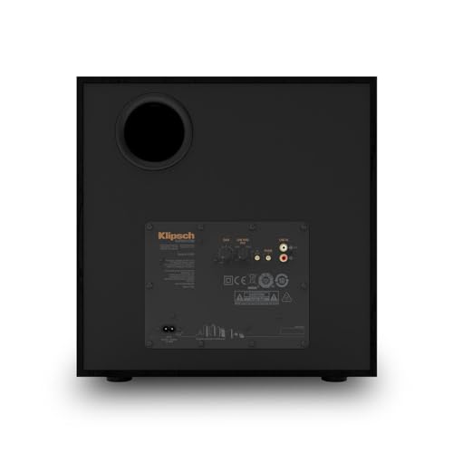 Klipsch Subwoofer sem fio Reference R-121SW de 30,48 cm com woofers de polímero cristalino termoform