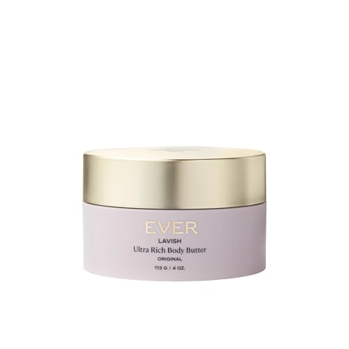 EVER Lavish Ultra Rich Body Butter - Leave Your Skin Softer, Smoother and Younger-Looking - Proprietary Superfruit Complex Helps Reveal Firmer-Looking and Glowing Skin 4.6 Fluid Ounce