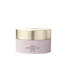 EVER Lavish Ultra Rich Body Butter Antioxidant & Vitamin-Infused Deep Moisturizing Cream for Softer, Firmer, Youthful-Looking Skin, 4 oz