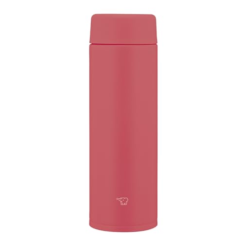 Image of Zojirushi Su-AA48-RM Stainless Steel Mug, Water Bottle, 16.9 fl oz (480 ml), Screw Type, Dishwasher Safe, Seamless Tub, Only 2 Cleaning Points, Poppy Red