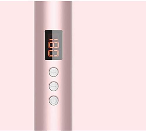 Peine alisador y rizador de cabello cerámico con tecnología iónica, 3 en 1: alisa, riza y cepilla miniatura 4