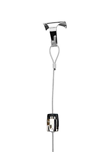 Image of Multipack Shades Molding Hooks for Picture Rails Holds 45lb Each (20, Chrome / Silver)