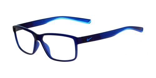 Lunettes Nike 7092 N homme au bureau ou en ville style cristal et bleu marine