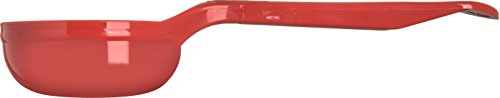 Image of Carlisle FoodService Products Measure Miser Solid Measuring Spoon with Short Handle, 2 Ounces, Red, 1 Count (Pack of 1)