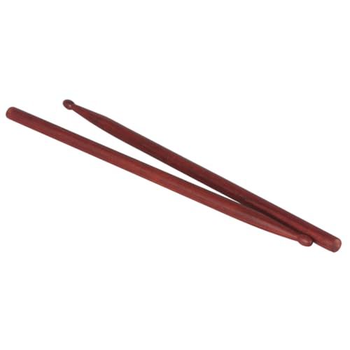 Baqueta para batería de madera roja marrón miniatura 3