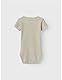 NAME IT Baby - Mädchen Nbfkab Ss Body Noos, Peyote Melange, 74
