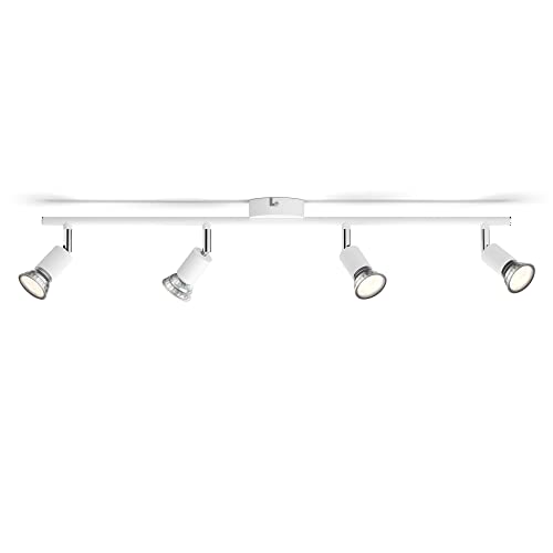 Philips LED Faretto Integrato Limbali, 4 Punti Luce, 50W, Bianco
