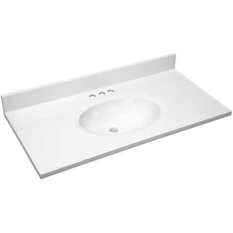 Design House Cultured Marble Vanity Top Cover
