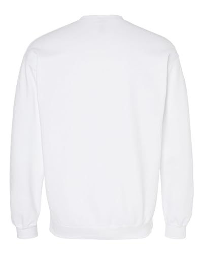 Image of Gildan Mens Softstyle Crewneck Sweatshirt, 3XL, White