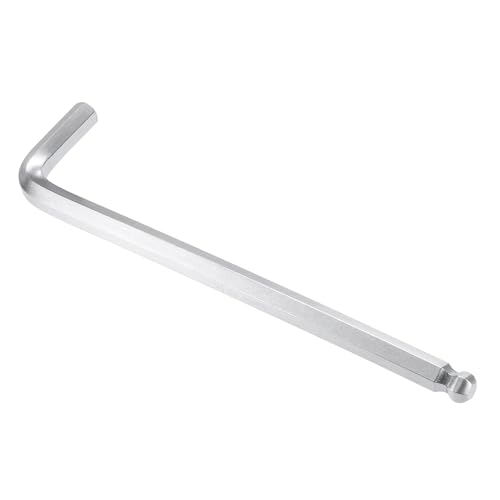 Unifizz 12mm Ball End Hex Key Wrench, L Shaped Long Arm Cr-V Allen Wrench Repairing Tool
