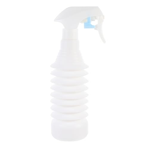 Hohopeti Collapsible White Plastic Water Spray Bottle Empty Spray Bottle for Hairdressing and Gardening, Portable Adjustable Water Sprayer Suitable for Salon and Home Use
