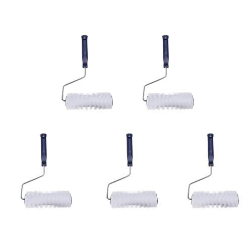 Lbvzxkad 5X Rodillo de PúAs con Manejar de PláStico de 7 Pulgadas