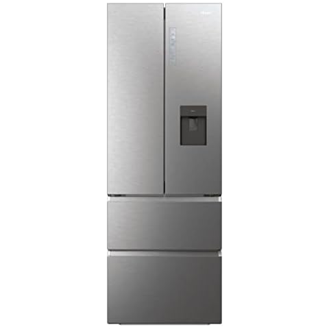 Haier FD 70 Series 7 HFW7720EWMP - Frigorífico con Dispensador de Agua, Puerta Francesa, Cajones Direct Access, WiFi, Motor Inverter,My Zone,Humidity Zone, Total No Frost Cover