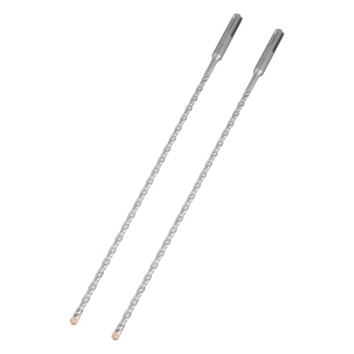 Hilpaty Broca SDS Plus para Hormigon 6x350mmx2, Professional Brocas Martillo con 4 Filos de Corte - Para Hacer Agujeros en el Hormigón, Piedra, Granito, Ladrillo, Mampostería