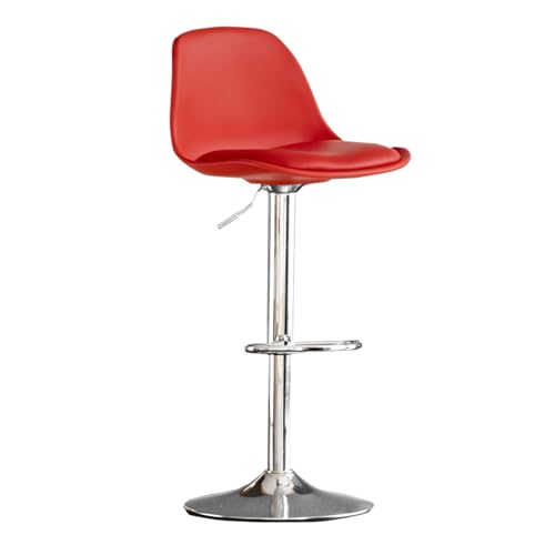 Tabouret de bar pivotant vert réglable avec dossier chaise de comptoir
