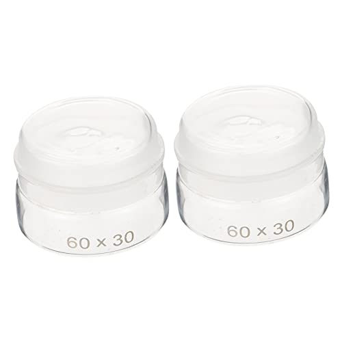 OUNONA 2pcs Weighing Bottle Simple Weighing Holder Specific Gravity Bottle Vessel Tools Weight Bottle Holder Weighing Jar Science Weighing Container Lab Flask Sample Bottle Glass