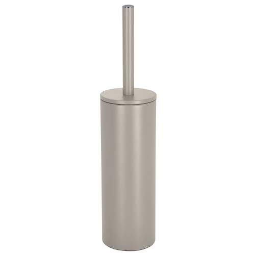 Spirella ESCOBILLA DE BAÑO con Soporte DE Acero Inoxidable Akira Taupe Mate
