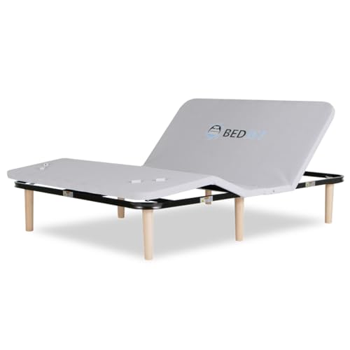 Image of BedJet Adjustable Bed Frame - New Technology - Ultra-Slim 1.75 inch Thick Zero Clearance Legless Design for Any Bed Including Platform & Storage beds - Zero Gravity, Anti-Snore (Full Frame + Legs)