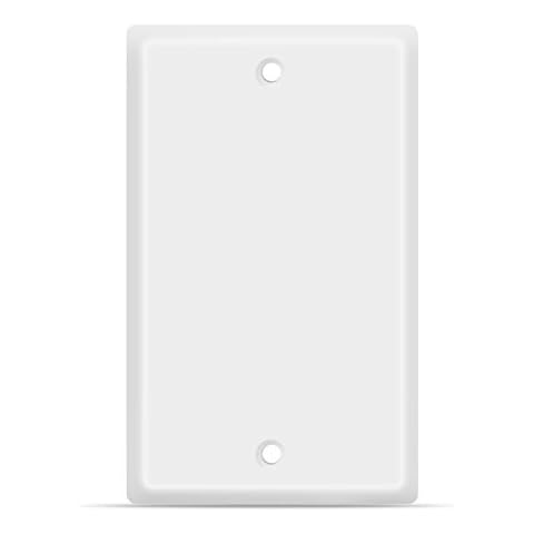 TNP Cubierta de Salida de Placa de Pared Blanca Cover