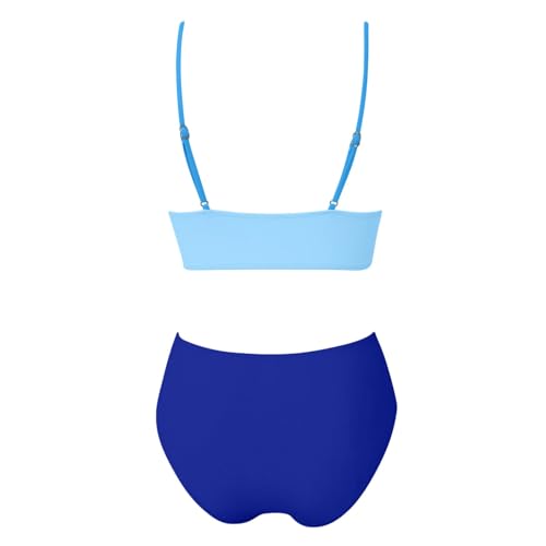 Maillot de bain confortable deux pièces masquant le ventre avec style - 3