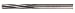 Yankee - 335-0.501 - Chucking Reamer, High Speed Steel, Bright (Uncoated), Straight, Oversized, 1/2 in